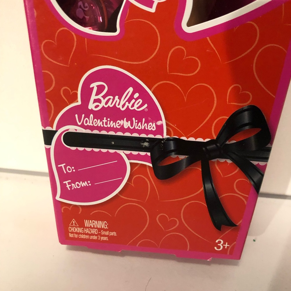 Barbie Valentine Wishes Blonde Barrette For U Grocery Exclusive Doll c. 2009 NIB - Picture 6 of 17